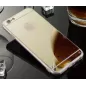 Zrcadlový TPU obal na iPhone 8 - Zlatý