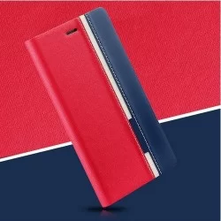 Samsung J7 2017 knížkový obal TopQ Červený
