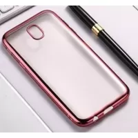 Silikonový obal s růžovým rámečkem pro Samsung Galaxy J7 2017