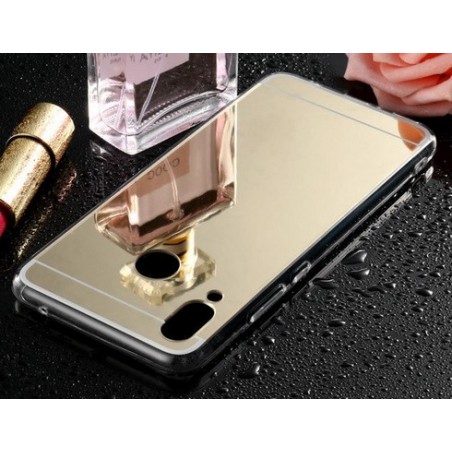 Zrcadlový TPU obal na Huawei Nova 3i - Zlatý