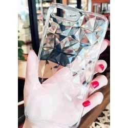 iPhone XS Max silikonový obal Diamond - průhledný