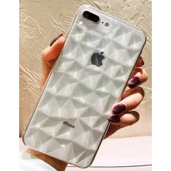 iPhone XS Max silikonový obal Diamond - průhledný