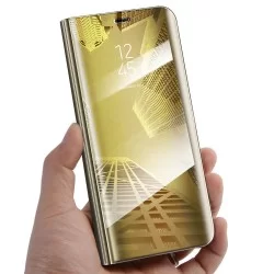 Zrcadlové pouzdro na Samsung Galaxy M20-Zlatý lesk