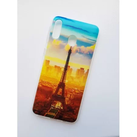Samsung Galaxy M20 silikonový obal s potiskem Paris