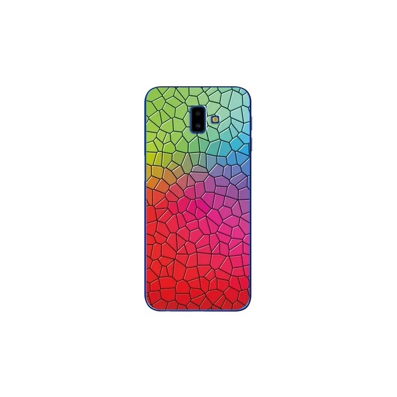 Samsung Galaxy J6+ silikonový obal s potiskem Mozaika
