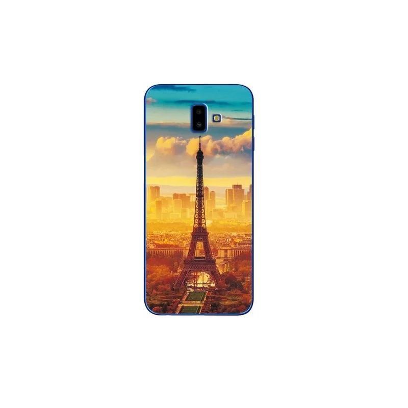 Samsung Galaxy J6+ silikonový obal s potiskem Paris