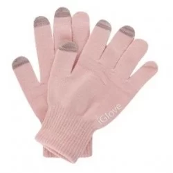 Dotykové rukavice iGlove-Růžová