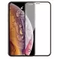 Tvrzené ochranné sklo na mobil iPhone 11 - černé