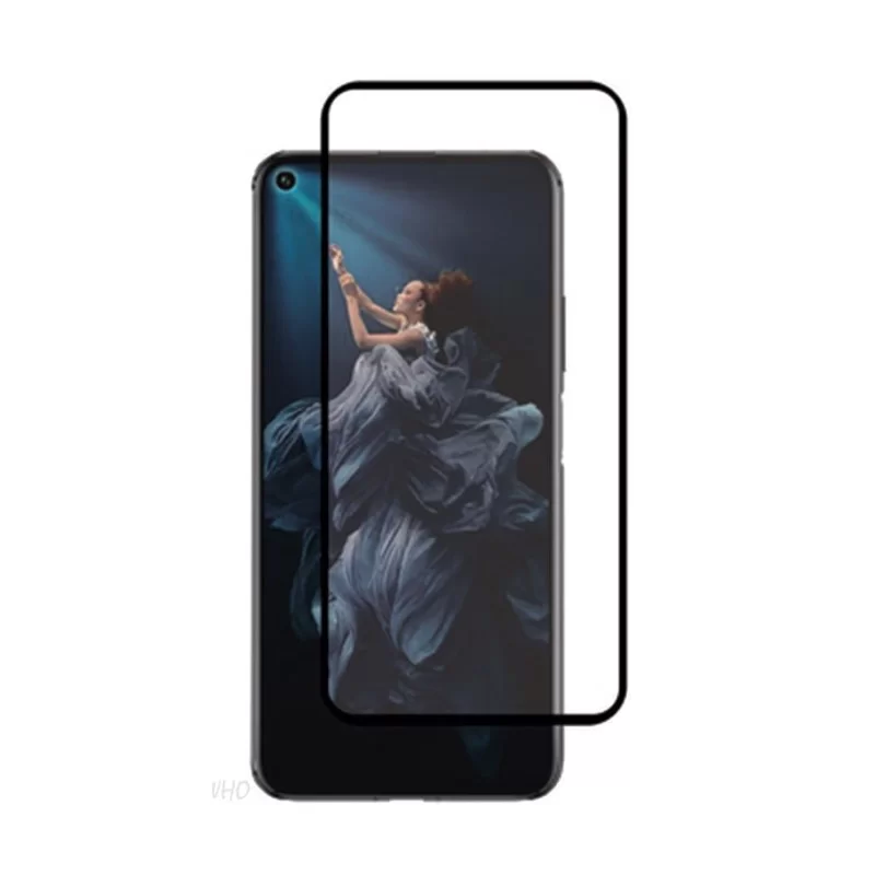 Tvrzené ochranné sklo na mobil Huawei Nova 5T - černé