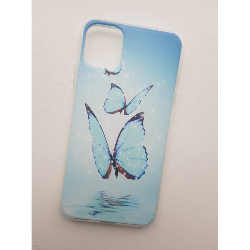 Silikonový obal s potiskem Motýli pro iPhone 11 Pro Max