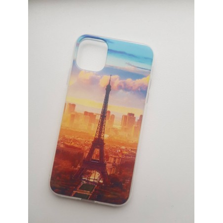 Silikonový obal s potiskem Paris pro iPhone 11 Pro Max