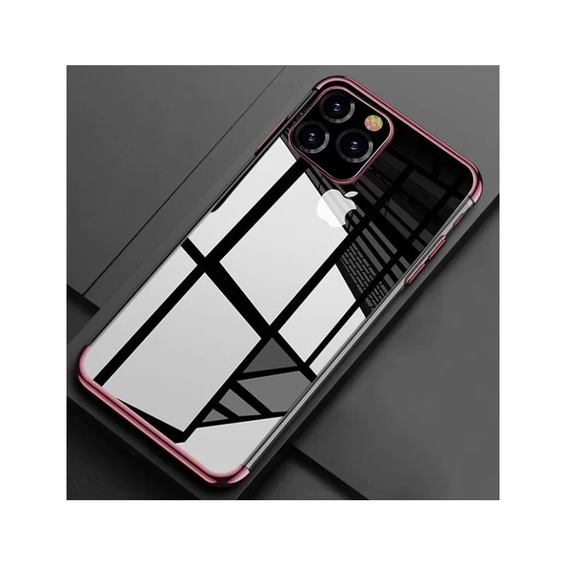 TPU obal na iPhone 11 Pro Max s barevným rámečkem