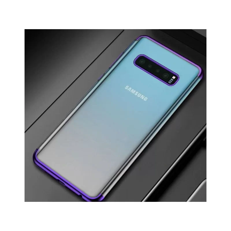 TPU obal na Samsung Galaxy S10 s barevným rámečkem