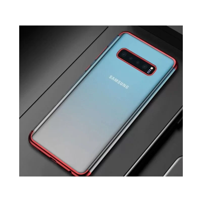 TPU obal na Samsung Galaxy S10 Plus s barevným rámečkem