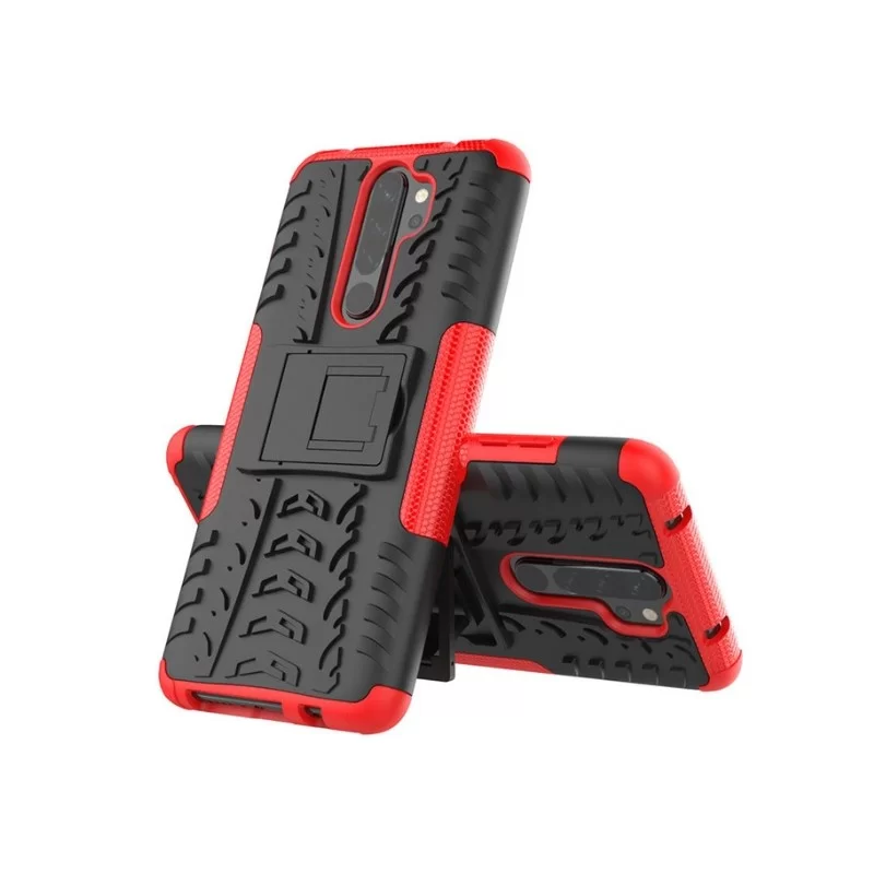 Odolný červený obal Armor Case na Xiaomi Redmi Note 8 Pro
