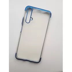 TPU obal na Huawei Nova 5T s barevným rámečkem-Modrá