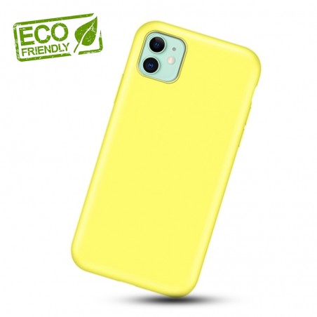 Liquid silikonový obal na iPhone 11 | Eco-Friendly-Žlutá