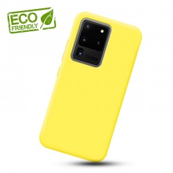 Liquid silikonový obal na Samsung Galaxy S20 Ultra | Eco-Friendly - Žlutá