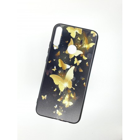 Silikonový obal s potiskem na Huawei P40 Lite E-Zlatí motýli