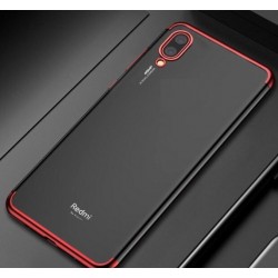 TPU obal na Xiaomi Redmi 7A s barevným rámečkem - Červená