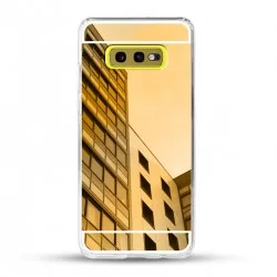 Zrcadlový TPU obal na Samsung Galaxy S10e - Zlatý