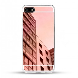 Zrcadlový TPU obal na Huawei Y5 2018 - Růžový