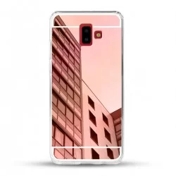 Zrcadlový TPU obal na Samsung Galaxy J6+ - Růžový