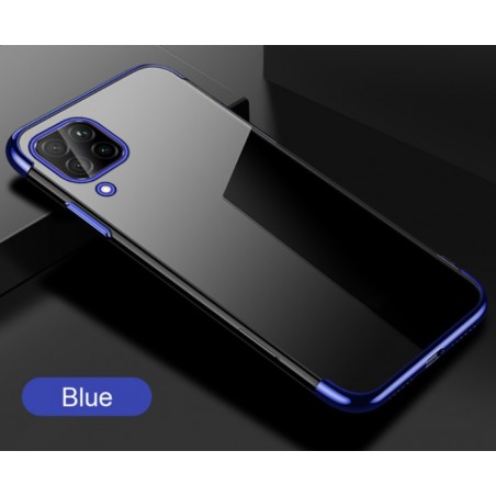 TPU obal na Honor 9S s barevným rámečkem-Modrá