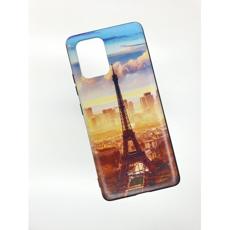Silikonový obal na Samsung Galaxy A41 s potiskem-Paříž