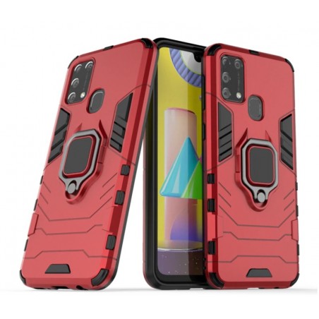 Odolný kryt na Samsung Galaxy M21 | Panzer case-Červená