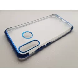 TPU obal na Huawei Y6p s barevným rámečkem-Modrá