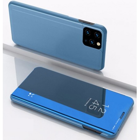 Zrcadlové pouzdro pro iPhone SE 2020-Modrý lesk