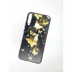 Silikonový obal s potiskem na Samsung Galaxy A20s-Zlatí motýli