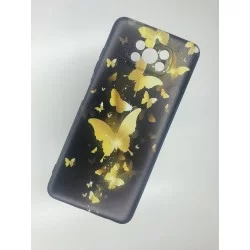 Silikonový obal na Xiaomi POCO X3 s potiskem-Zlatí motýli