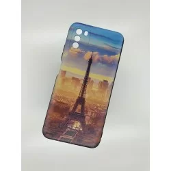 Silikonový obal na Samsung Galaxy A12 s potiskem-Paříž