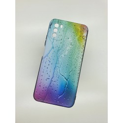 Silikonový obal na Samsung Galaxy A12 s potiskem - Kapky