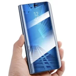 Zrcadlové pouzdro na Samsung Galaxy S20 FE-Modrý lesk