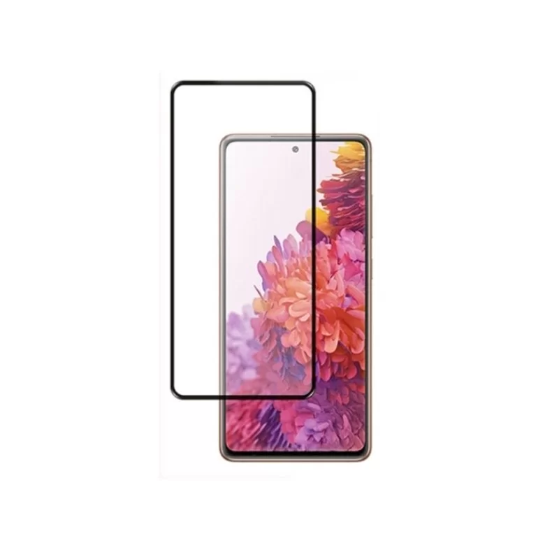 Tvrzené ochranné sklo s černými okraji na mobil Samsung Galaxy S20 FE 5G