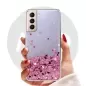 Obal na Samsung Galaxy S21 5G | Přesýpací kryt se srdíčky