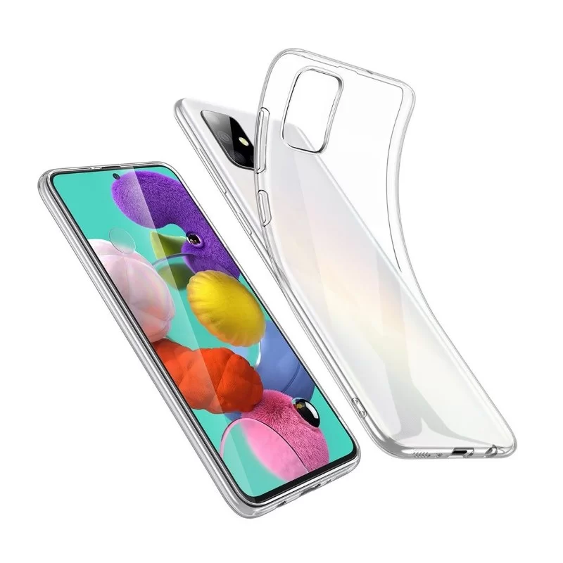 Obal na Samsung Galaxy M12 | Průhledný pružný obal