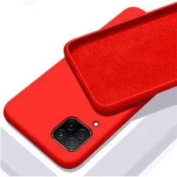 Liquid silikonový obal na Samsung Galaxy A12 | Eco-Friendly-Červená