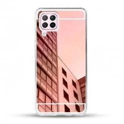 Zrcadlový TPU obal na Samsung Galaxy M12-Růžová