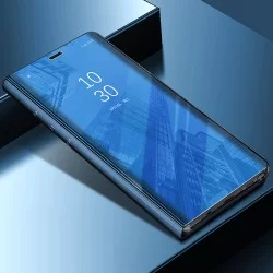 Zrcadlové pouzdro na Samsung Galaxy M12-Modrý lesk