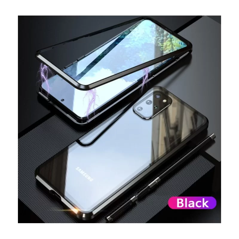Magnetický kryt 360° s tvrzenými skly na Samsung Galaxy A52