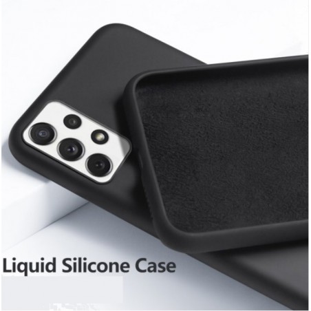 Liquid silikonový obal na Samsung Galaxy A72 | Eco-Friendly-Černá