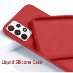 Liquid silikonový obal na Samsung Galaxy A72 | Eco-Friendly - Červená