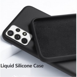 Liquid silikonový obal na Samsung Galaxy A52 | Eco-Friendly - Černá
