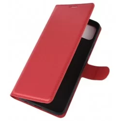 Knížkové pouzdro s poutkem pro Xiaomi Redmi Note 10 Pro-Červená