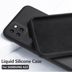Liquid silikonový obal na Samsung Galaxy A22 5G | Eco-Friendly - Černá