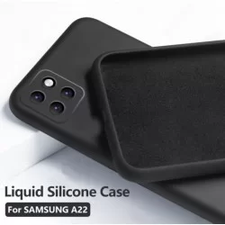 Liquid silikonový obal na Samsung Galaxy A22 5G | Eco-Friendly-Černá